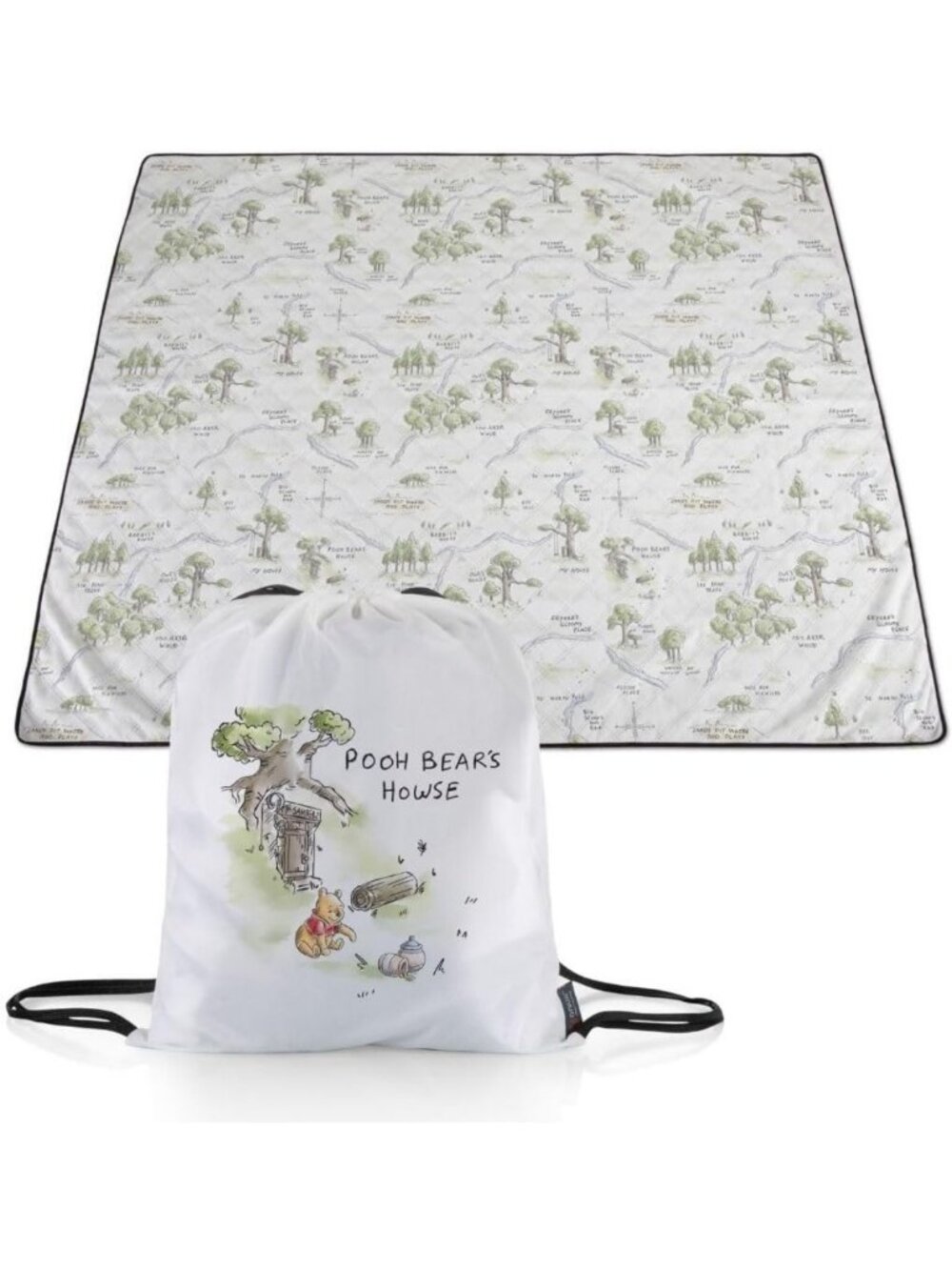 Cozy Disney Winnie the Pooh Picnic Blanket - Soft, Lightweight, Outdoor